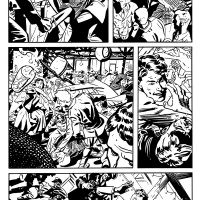 Captain America & Bucky #620 preview inks by Chris Samnee