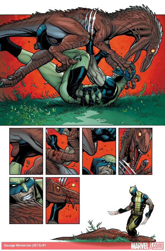 Savage Wolverine #1 preview art by Frank Cho