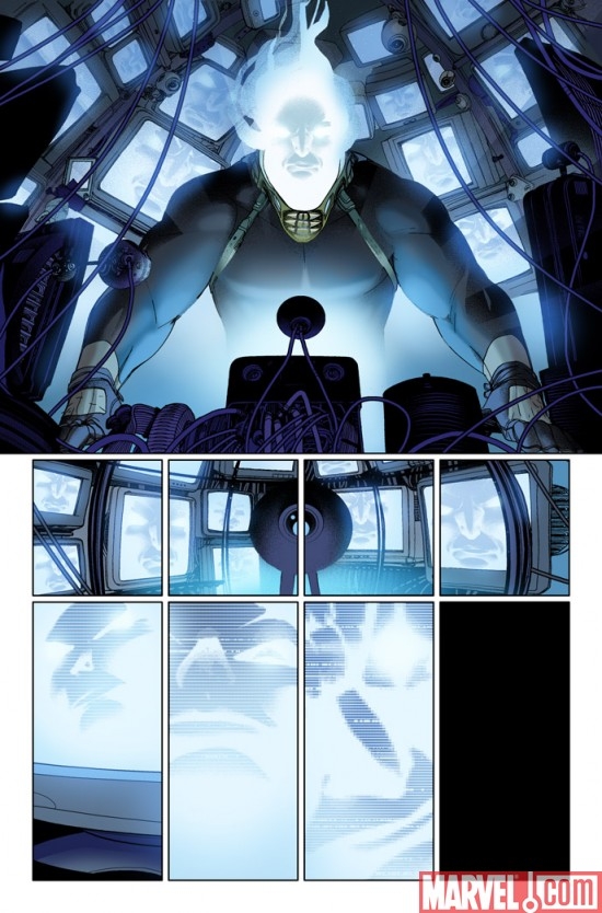 ULTIMATE COMICS SPIDER-MAN #2 interior art by David Lafuente