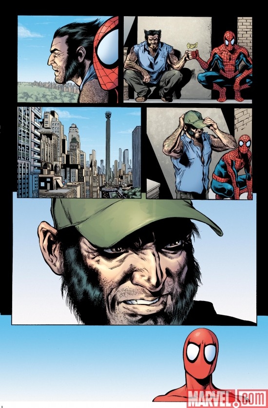 AMAZING SPIDER-MAN #595 Interior Art