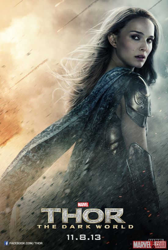 Jane Foster character poster from Marvel's Thor: The Dark World