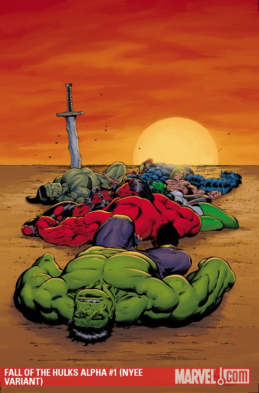 Fall of the Hulks Alpha (2009) #1 (NYEE VARIANT)