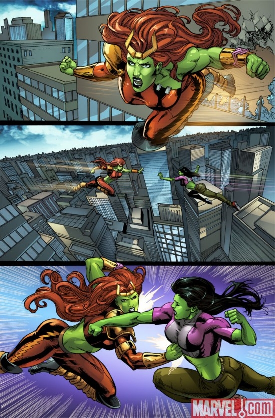 ALL-NEW SAVAGE SHE-HULK #2 preview art by Peter Vale