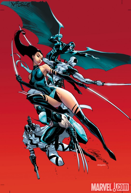 Image Featuring Psylocke, Wolverine, X-Force, Archangel, Deadpool