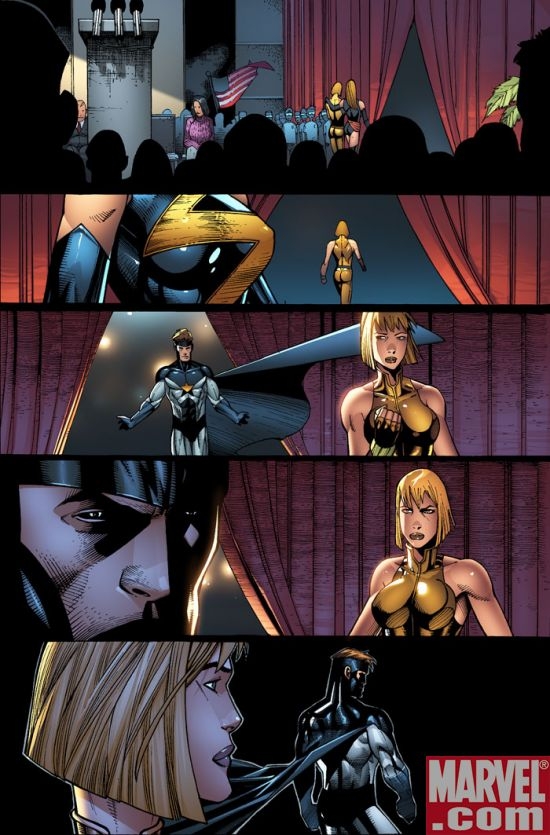 NEW WARRIORS #7 interior art by Jon Malin
