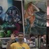 Horn at his Artist's Alley table