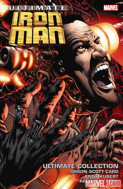 ULTIMATE COMICS IRON MAN ULTIMATE COLLECTION Cover by Andy Kubert