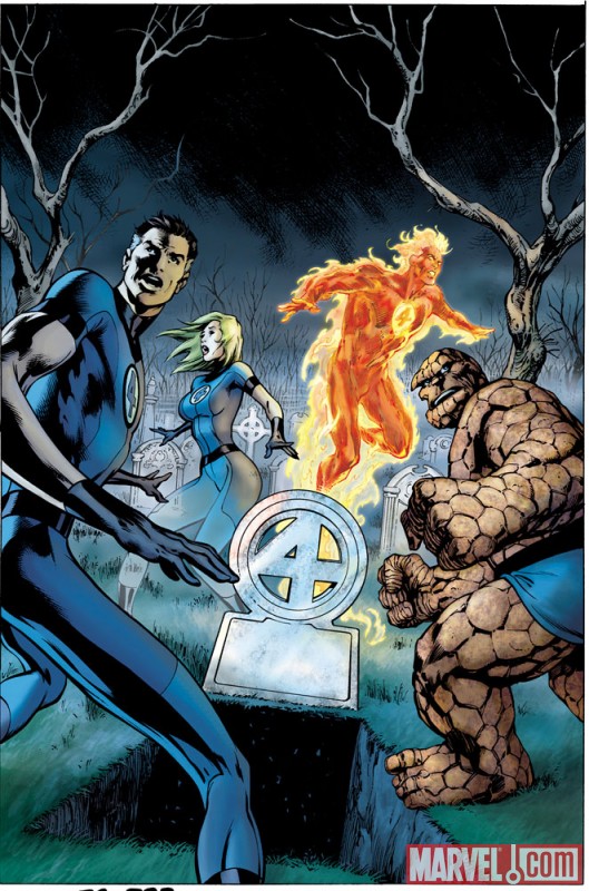 Image Featuring Fantastic Four, Human Torch, Invisible Woman, Mr. Fantastic