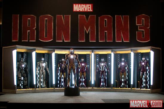 Iron Man's new armor from Iron Man 3 at San Diego Comic-Con 2012