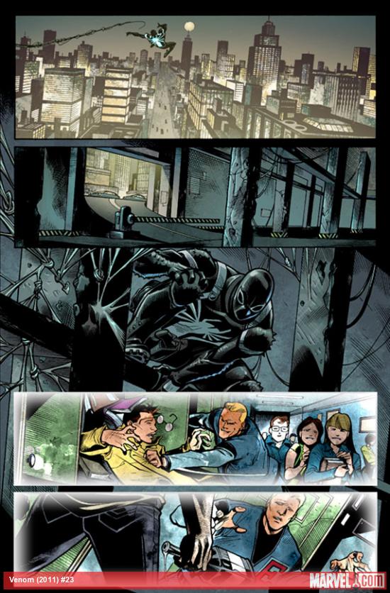 Venom #23 preview art by Thony Silas