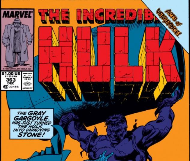 INCREDIBLE HULK #363 COVER