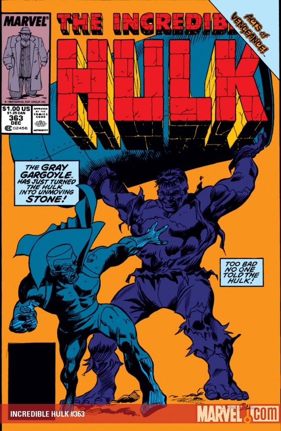 INCREDIBLE HULK #363 COVER