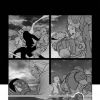 ULTIMATE IRON MAN II #5 black and white preview art
