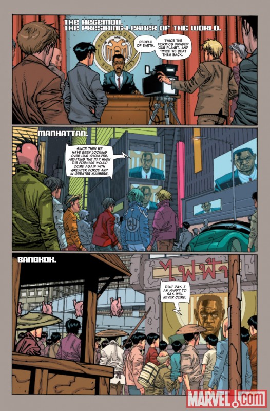 ENDER'S GAME: THE LEAGUE WAR #1 preview art by Timothy Green