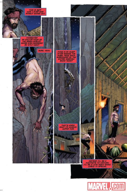 ASTONISHING SPIDER-MAN/WOLVERINE #1 preview art by Adam Kubert
