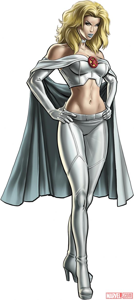 Emma Frost character model from Marvel: Avengers Alliance