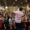 Stephen Wacker at the Marvel booth at Fan Expo 2012