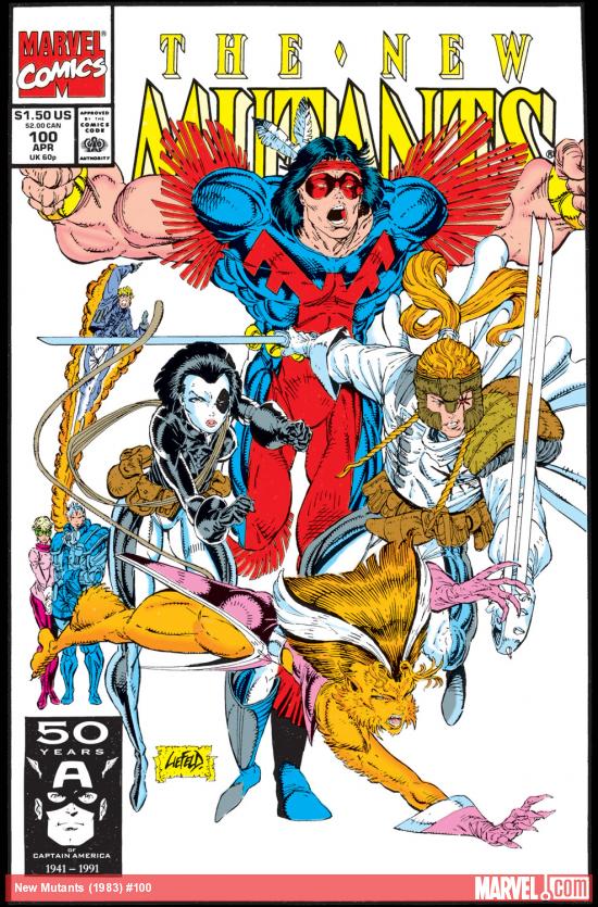 New Mutants (1983) #100 Cover