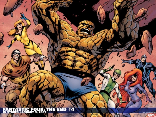 Fantastic Four: The End (2006) #4 Wallpaper