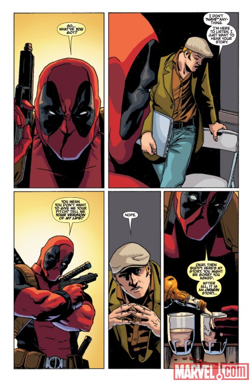X-MEN ORIGINS: DEADPOOL #1 preview art by Leo Fernandez