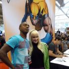 Olivier Coipel and Gwen Stacey cosplayer at Fan Expo Canada