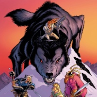 Warriors Three #4 cover by Amanda Conner