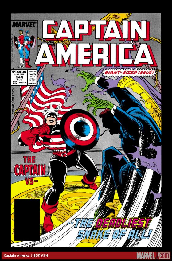 Captain America (1968) #344 Cover