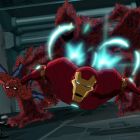 Spider-Man and Iron Man team up against Swarm in Marvel's Ultimate Spider-Man