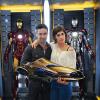 SDCC 2012: Item 47's Jesse Bradford and Lizzy Caplan pose on the Marvel Stage