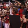 Fans at the Marvel booth