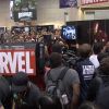 The Marvel booth