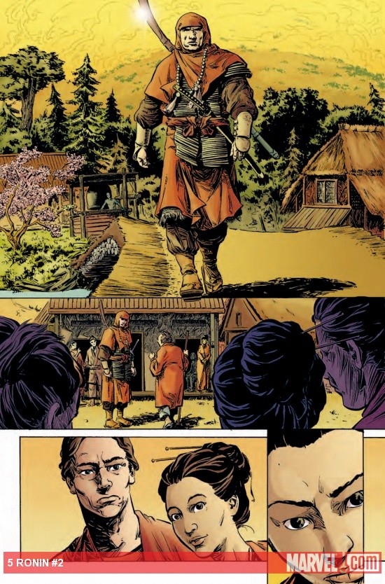 5 Ronin #2 preview art by Dalibor Talajic
