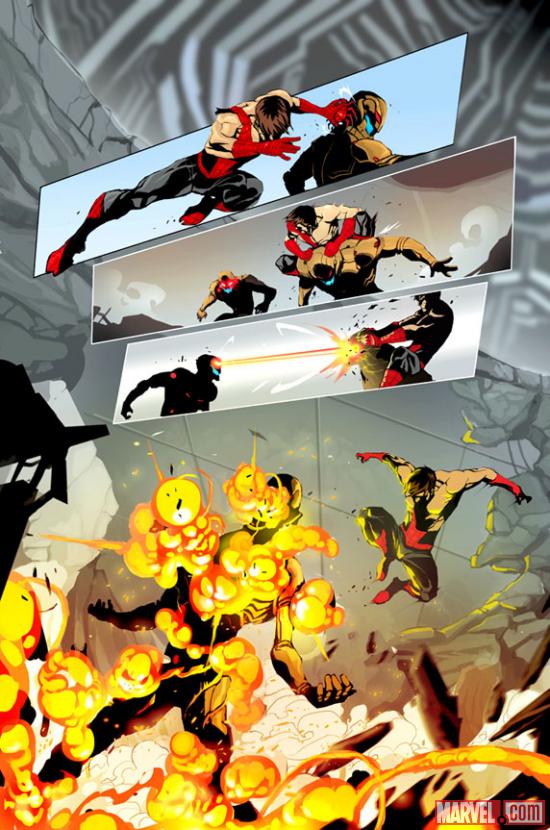Superior Spider-Man #6AU preview art by Dexter Soy