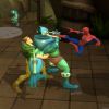Spider-Man and Sandman take down a baddie.
