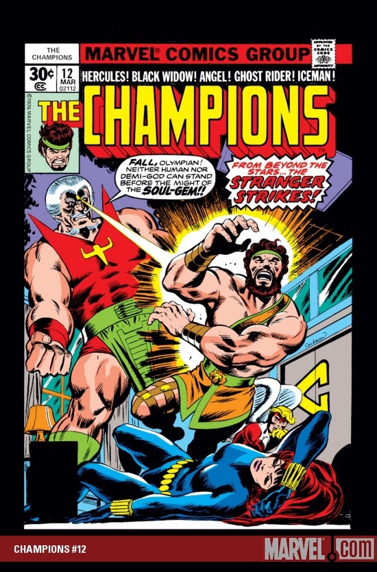 CHAMPIONS #12 COVER