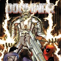 DOOMWAR #5 cover by John Romita Jr.