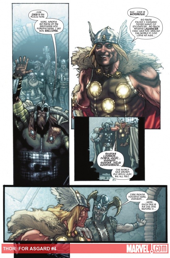 THOR: FOR ASGARD #4 preview page by Simone Bianchi