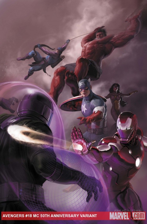Avengers (2010) #18 (Mc 50th Anniversary Variant)