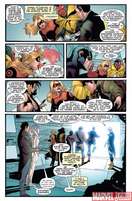 MIGHTY AVENGERS #24 preview page