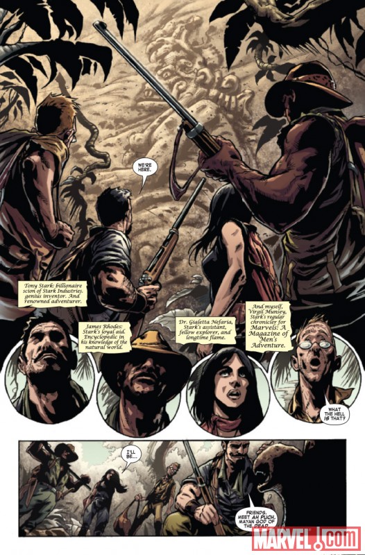 IRON MAN NOIR #1  preview art by Manuel Garcia