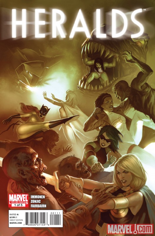 Heralds #1 cover by Jelena Kevic-Djurdjevic