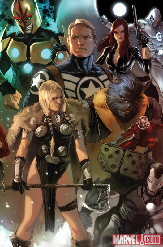 SECRET AVENGERS #1 variant cover by Marko Djurdjevic