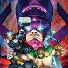 Image Featuring Galactus, Hercules (Heracles), Silver Surfer, Thor, Sersi, Venus (Siren)