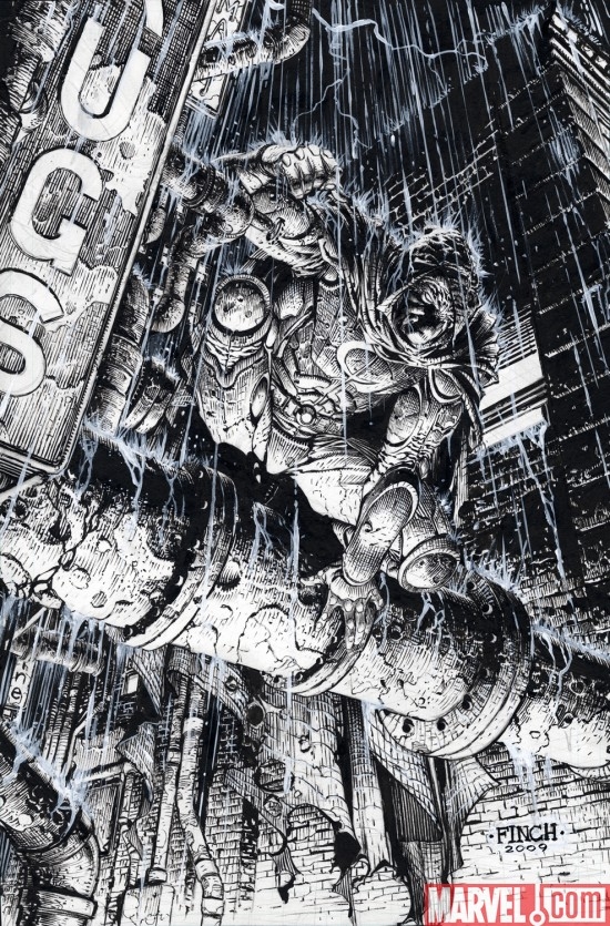 VENGEANCE OF THE MOON KNIGHT #1 variant by David Finch