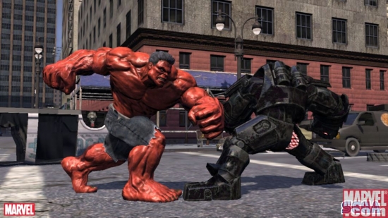 Red Hulk, exclusive to the Xbox 360 version of the Incredible Hulk video game