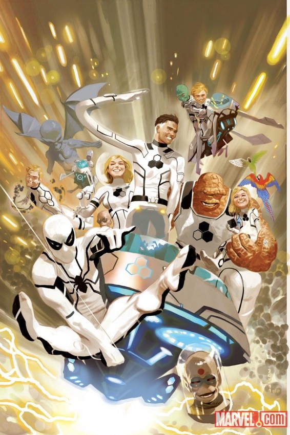 FF #1 variant cover by Daniel Acuna
