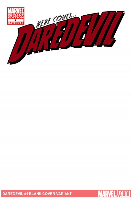 Daredevil (2013) #1, Blank Cover Variant