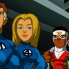 Fantastic Four, Falcon and H.E.R.B.I.E. from The Super Hero Squad Show