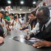 SDCC 2012: Don Cheadle signs at the Marvel Booth