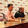 Stephen Wacker and Dan Slott at The Amazing Spider-Man panel at Fan Expo 2012